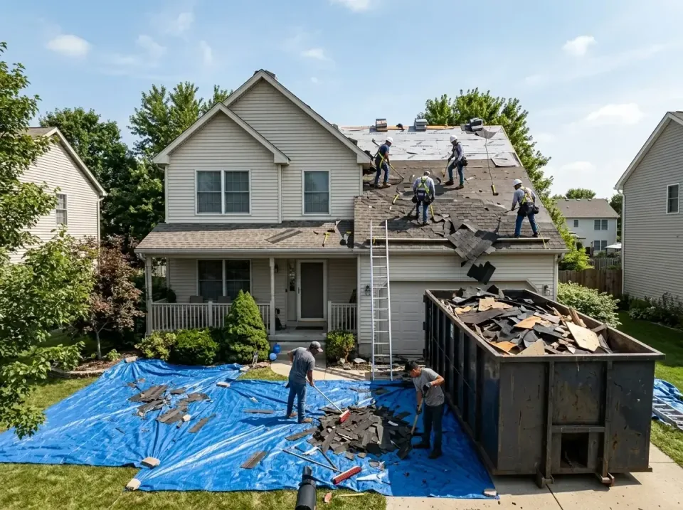 roof-replacement-debris-remova-004 — frequently asked questions, Cheapest Dumpster Rentals in Bettendorf, IA